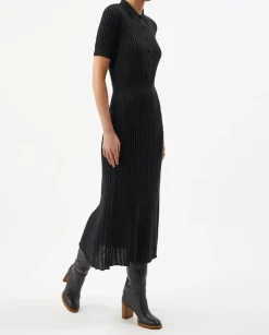 Czarna sukienka Amor midi