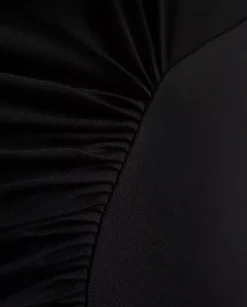 Czarna sukienka maxi