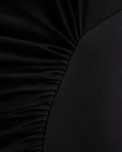 Czarna sukienka maxi