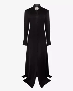 Czarna sukienka maxi