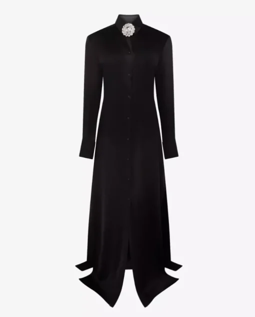 Czarna sukienka maxi