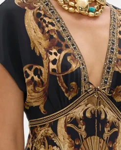 Czarna sukienka maxi