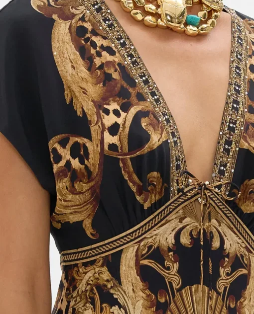 Czarna sukienka maxi