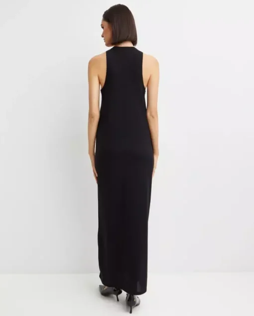 Czarna sukienka maxi Vernetta