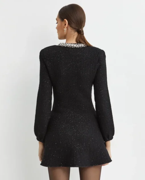 Czarna sukienka mini