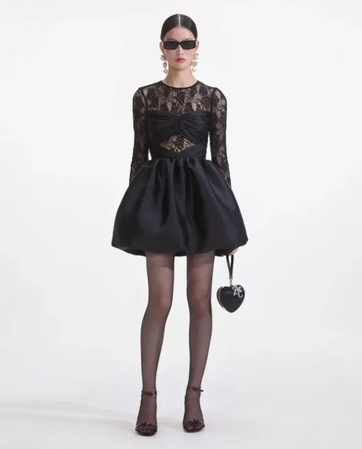 Czarna sukienka mini
