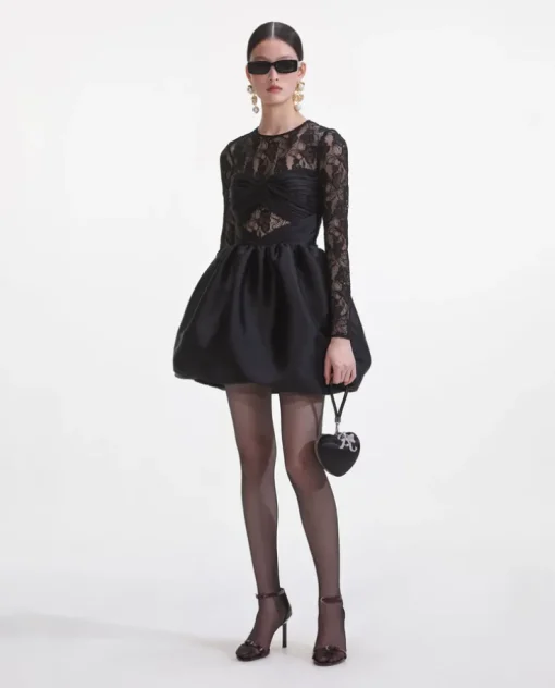 Czarna sukienka mini