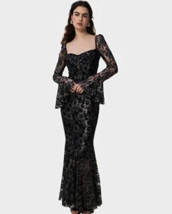 Czarna sukienka Morticia