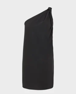 Czarna sukienka na jedno ramię Panty25