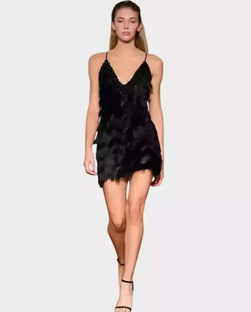 Czarna sukienka wieczorowa Gatsby