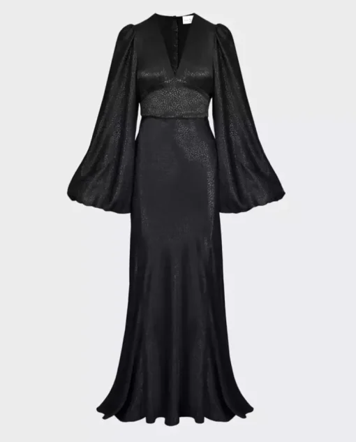 Czarna suknia maxi Adele