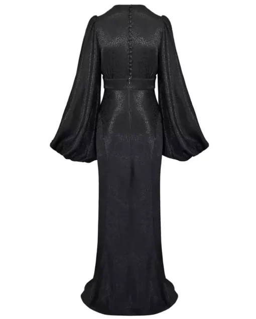 Czarna suknia maxi Adele