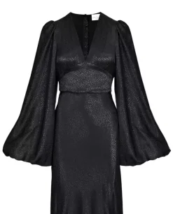 Czarna suknia maxi Adele