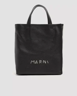 Czarna torba shopper Museo small
