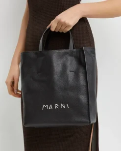 Czarna torba shopper Museo small
