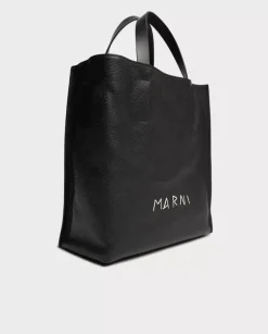 Czarna torba shopper Museo small