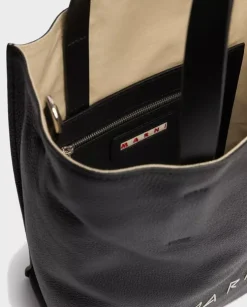 Czarna torba shopper Museo small