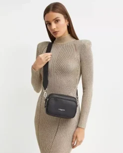 Czarna torebka crossbody Milano Ama