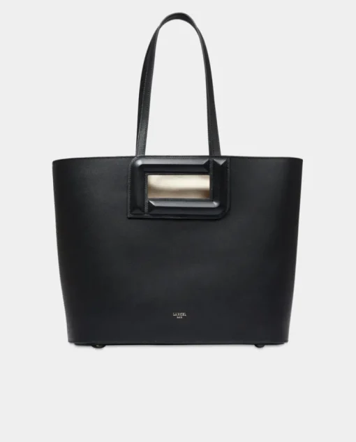 Czarna torebka typu shopper