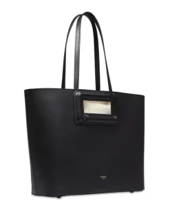 Czarna torebka typu shopper