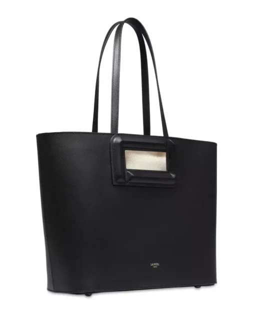 Czarna torebka typu shopper