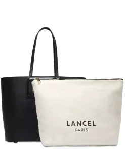 Czarna torebka typu shopper