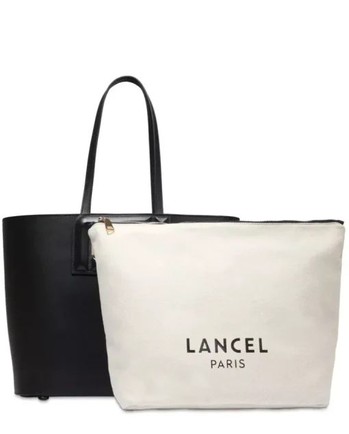 Czarna torebka typu shopper