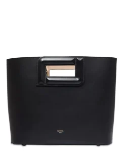 Czarna torebka typu shopper