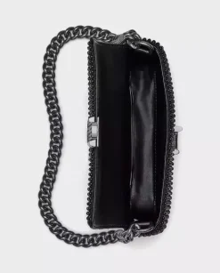 Czarna torebka z kryształkami the Rhinestone J Marc Mini