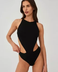 Czarne body Naked Instinct