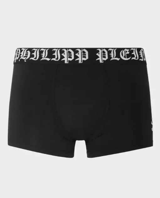 Czarne bokserki Skull&Bonnes