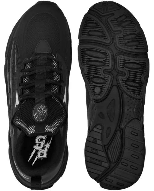 Czarne buty do biegania
