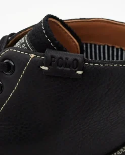 Czarne buty skórzane Radford