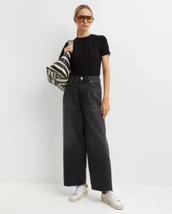 Czarne jeansy Bethany Asian Fit
