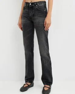 Czarne jeansy Cleo Relaxed Fit
