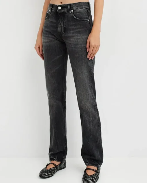 Czarne jeansy Cleo Relaxed Fit