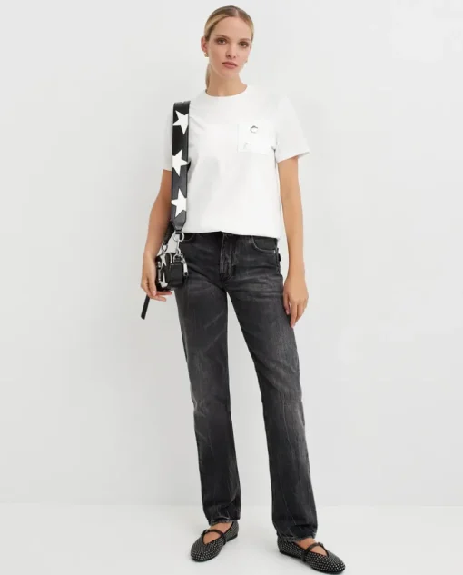 Czarne jeansy Cleo Relaxed Fit