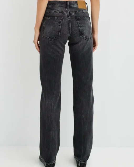 Czarne jeansy Cleo Relaxed Fit