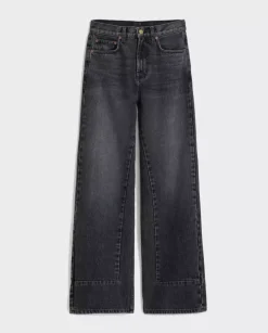 Czarne jeansy culotte Marcel