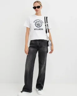 Czarne jeansy Korea Relaxed Fit