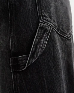 Czarne jeansy Korea Relaxed Fit