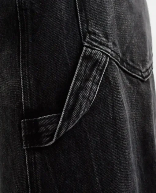Czarne jeansy Korea Relaxed Fit