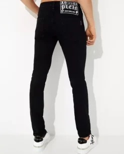 Czarne jeansy Paisley Super Straight