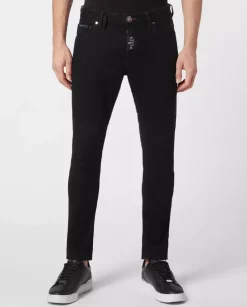 Czarne jeansy Skinny Fit