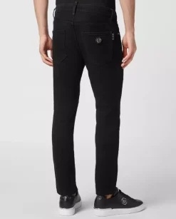 Czarne jeansy Skinny Fit