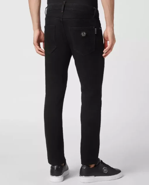 Czarne jeansy Skinny Fit