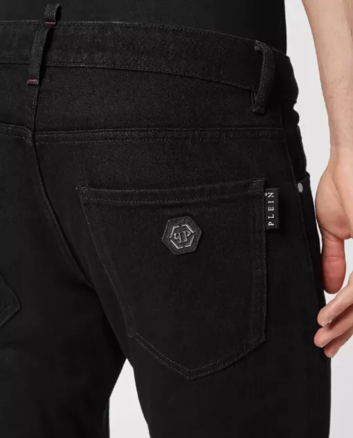 Czarne jeansy Skinny Fit