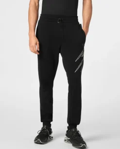 Czarne joggersy sportowe