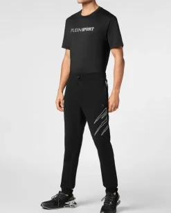 Czarne joggersy sportowe