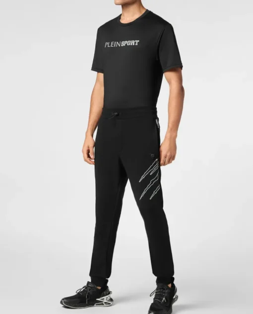 Czarne joggersy sportowe